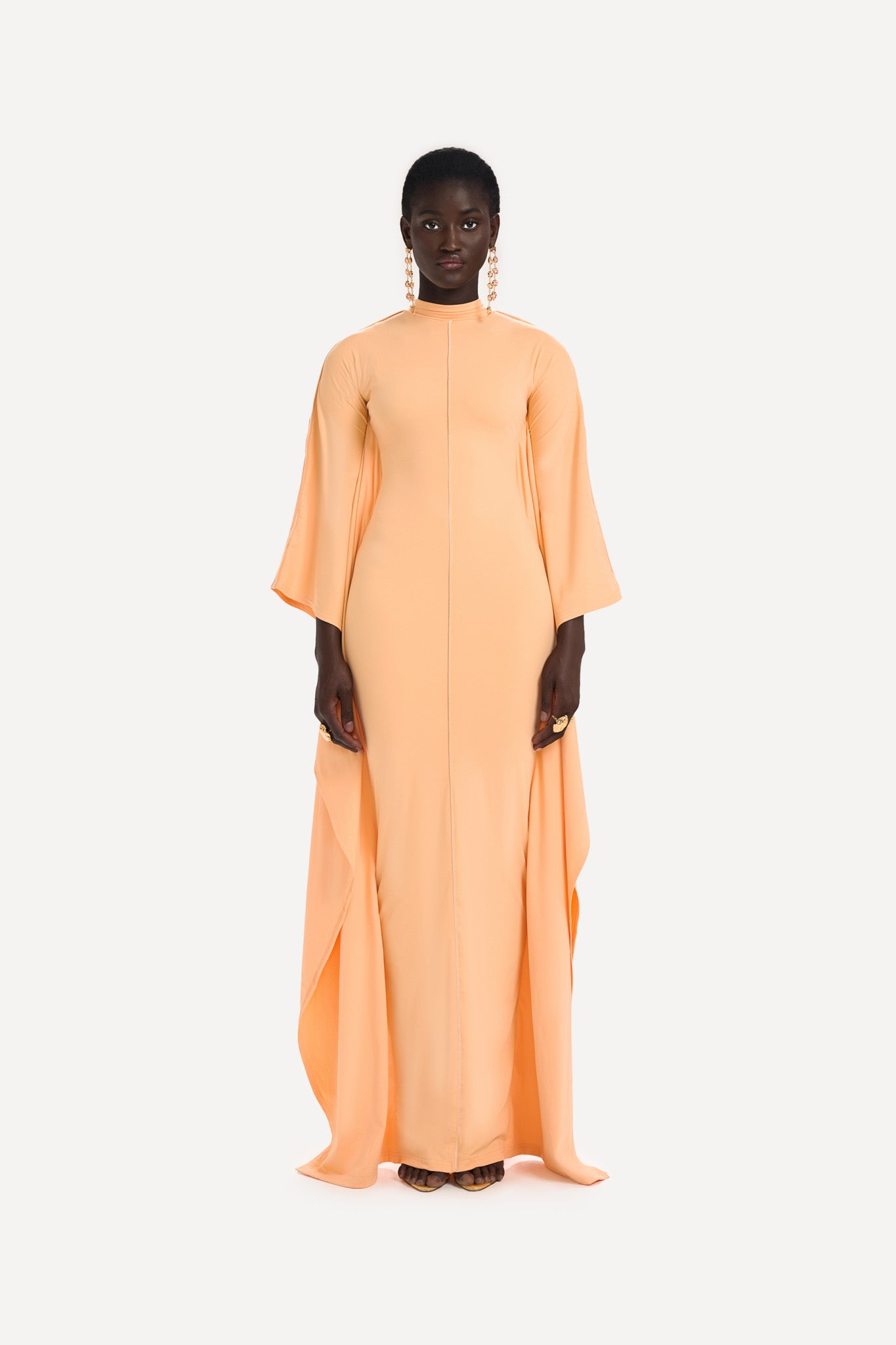 Batwing Gown Peach BBXBRAND