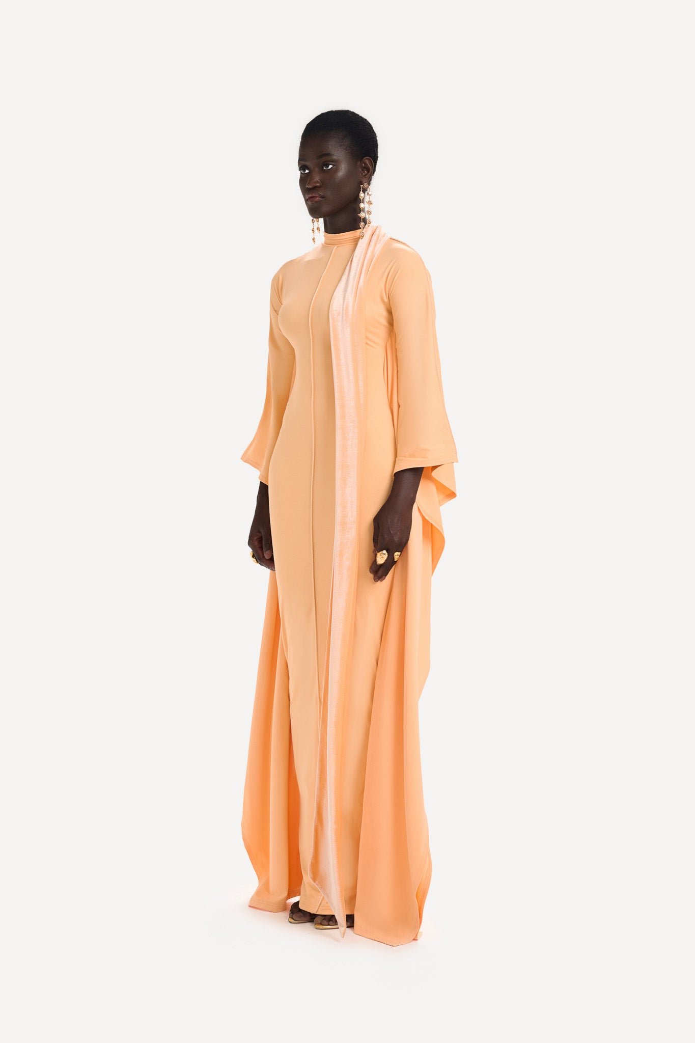 Orange batwing dress hotsell